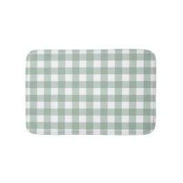 Tapete De Banheiro Sapos de bolhas Gingham - xadrez verde de louros d