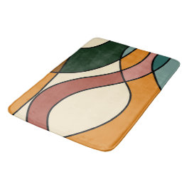 Tapete De Banheiro Savana Serena Suave Abstrato Moderno Terroso
