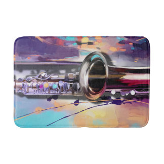 Tapete De Banheiro Saxofone