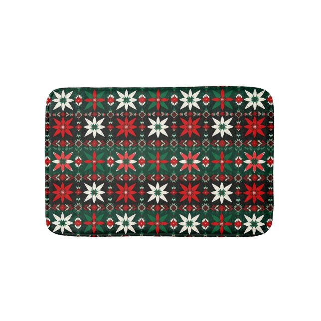 Tapete De Banheiro Scandinavian Christmas Fair Isle Edition 3 (frente)
