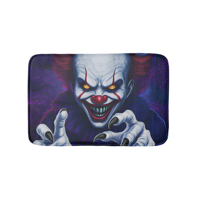 Tapete De Banheiro Scary Clown Bath Mat (frente)