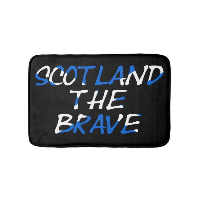 Tapete De Banheiro Scotland The Brave on Scottish Flag bmcnt (frente)