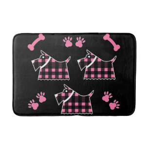 Tapete De Banheiro Scotty Terrier Dogs Cute Engraçado Terriers Breed