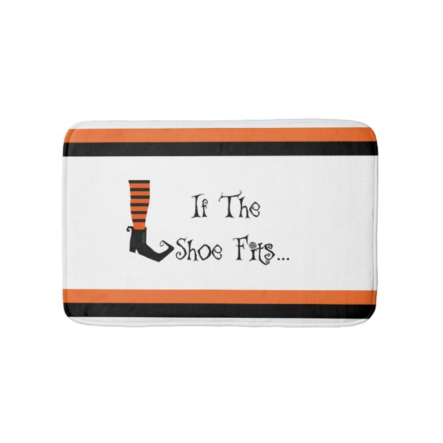 Tapete De Banheiro Se O Calçado Ajustado A Matriz De Banho De Hallowe (frente)