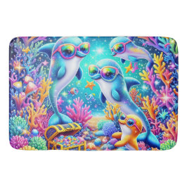 Tapete De Banheiro Sea Life Bath Mat