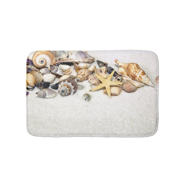 Tapete De Banheiro Seashells Bath Mat (frente)