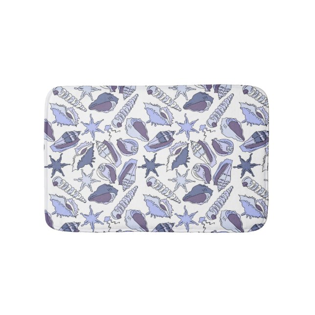 Tapete De Banheiro Seashells de Lavendar (frente)