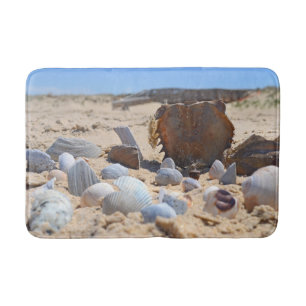 Tapete De Banheiro Seashells on the Beach por Shirley Taylor