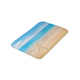 Tapete De Banheiro Seaside Starfish Small Bath Mat