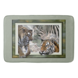 Tapete De Banheiro Selva Primitiva