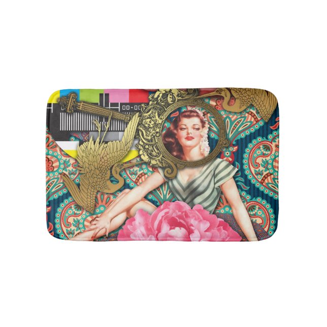 Tapete De Banheiro Sem Sinal - Senhora Chateada (frente)