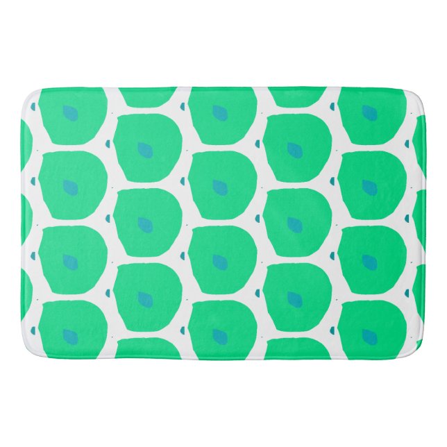 Tapete De Banheiro Sementes de menta design Bath Mat (Frente)