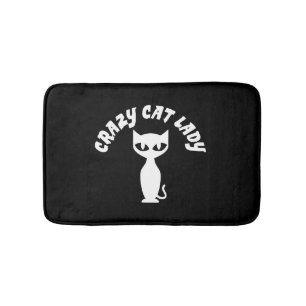 Tapete De Banheiro Senhora de Gato Louca