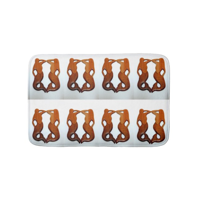 Tapete De Banheiro sereias de cereja entalhada (frente)