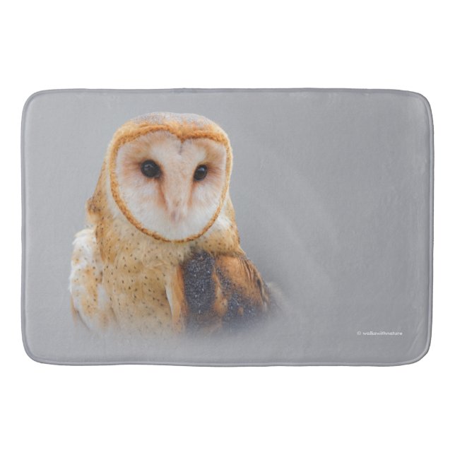 Tapete De Banheiro Serene Barn Owl (Frente)