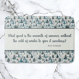 Tapete De Banheiro Serenidade da Floresta de inverno