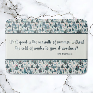 Tapete De Banheiro Serenidade da Floresta de inverno