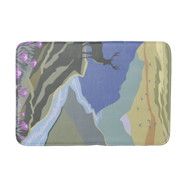 Tapete De Banheiro Serenidade de Pico do Rio (Frente)