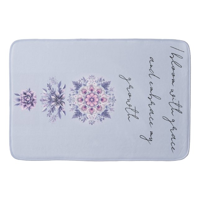 Tapete De Banheiro Serenidade Sangrenta Mandala Bath Mat (Frente)