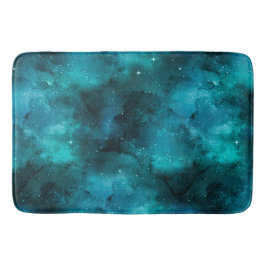 Tapete De Banheiro Série Teal Galaxy Design 7