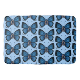 Tapete De Banheiro Setembro Blue Butterfly Patterfly Design Regal