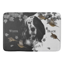 Setor inglês preto e branco