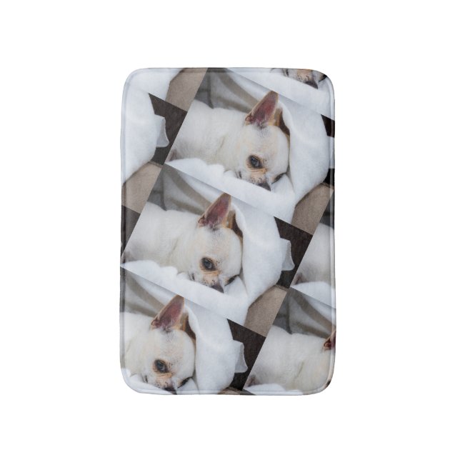 Tapete De Banheiro Seu cachorro de estimação, foto personalizada, pad (Frente Vertical)