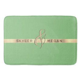 Tapete De Banheiro Seus Nomes, Dourada faixa no sábio