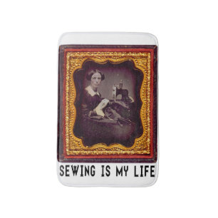 Tapete De Banheiro Sewing é minha vida