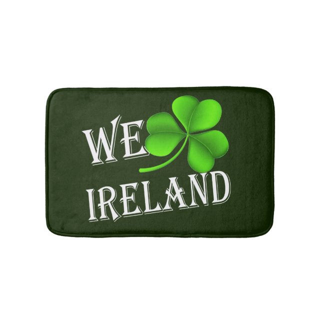 Tapete De Banheiro Shamrock Irlanda wwbcnt (frente)