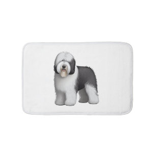Tapete De Banheiro Sheepdog 10 antigo inglês