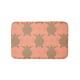 Tapete De Banheiro Shell Pink Sea Turtle Mat
