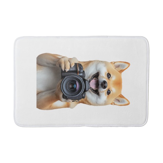 Tapete De Banheiro Shiba Inu     (Frente)
