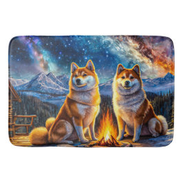 Tapete De Banheiro Shiba Inu Star Gazing 03 Design por Rich AMeN Gill