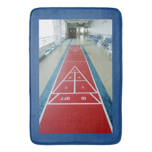 Tapete De Banheiro Shuffleboard a bordo