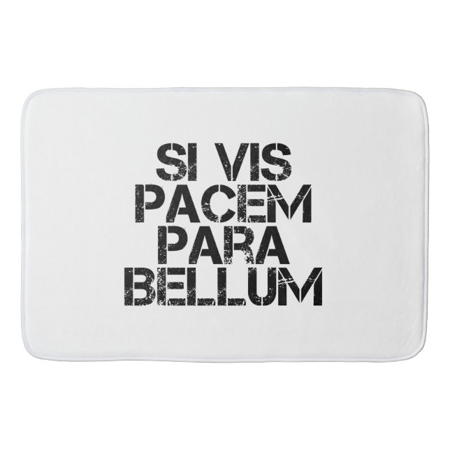 Tapete De Banheiro Si Vis Pacem Para Bellum (Frente)