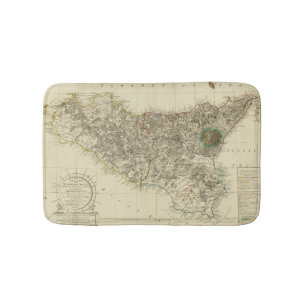 Tapete De Banheiro Sicília, Italia