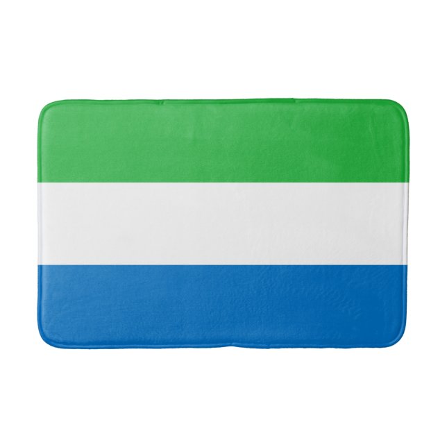 Tapete De Banheiro Sierra Leone Flag (Frente)
