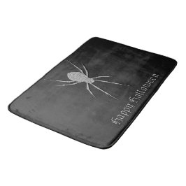 Tapete De Banheiro Silver Spider Halloween