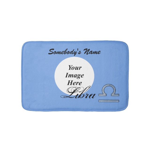 Tapete De Banheiro Símbolo Libra Zodiac Elemento de Kenneth Yoncich (frente)