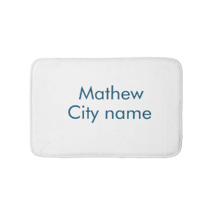 Tapete De Banheiro simples letra inicial monograma adicionar sua letr