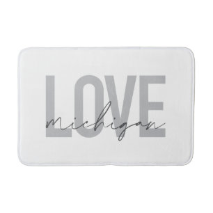 Tapete De Banheiro Simples, moderno, urbano, legal design Love Michig