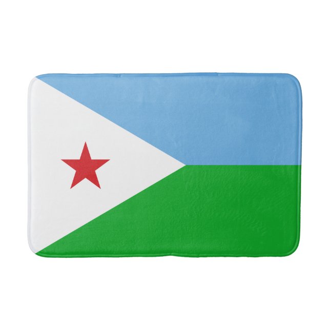Tapete De Banheiro Sinalizador Djibouti (Frente)