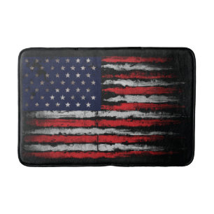 Tapete De Banheiro Sinalizador Grunge U.S.A