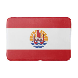 Tapete De Banheiro Sinalizador Polinésia Francesa