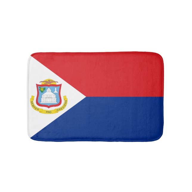 Tapete De Banheiro Sint Maarten flag (frente)