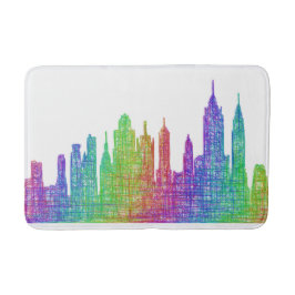 Tapete De Banheiro Skyline de New York