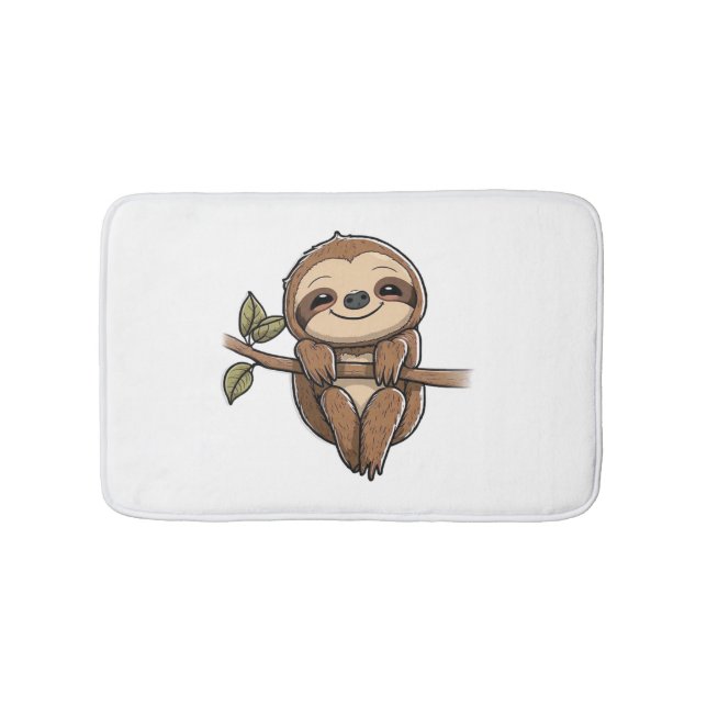 Tapete De Banheiro Sloth Cute Sloth (frente)