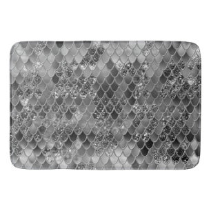Tapete De Banheiro Smermaid Scales Glam #6 (Faux Glitter) #decor #art