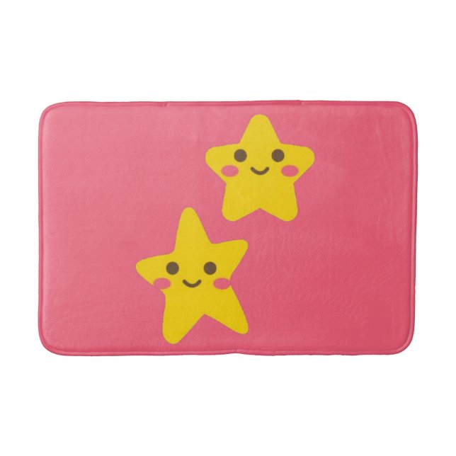 Tapete De Banheiro Smiling Stars Bath Mat (Frente)